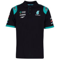 จุดรุ่น F1 Yamaha YAMAHA Racing ชายสั้นแห้งเสื้อยืดลาเพลเสื้อโปโล