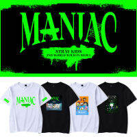 SKids MANIAC เสื้อยืดผู้ชายผู้หญิงแขนสั้นเสื้อยืดฤดูร้อนใหม่พิเศษทัวร์แฟชั่นพิมพ์เสื้อยืด Sk การ์ตูนสนับสนุนเสื้อผู้หญิง