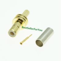 SMB Male Plug Straight Straight Straight Connector Solder Crimp For LMR100 RG316 RG174 Cable