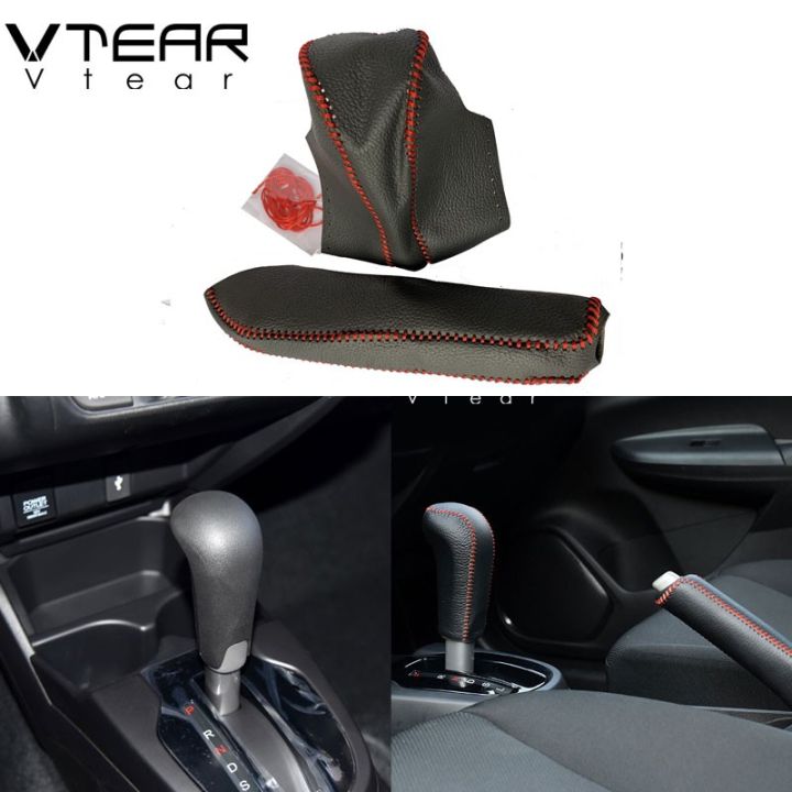 vtear-for-honda-city-2004-2021-rhd-or-lhd-car-hand-stitched-leather-gear-cover-hand-ke-cover