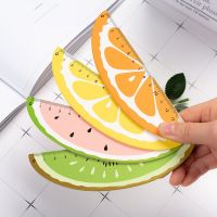 1pcs/lot Four Fruit Design To Select Bookmark Ruler Wooden Ruler 15cm Painting Learning Stationery Ruler Calculator