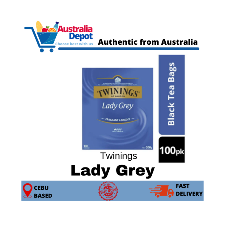 Twinings Lady Grey Tea Bags 100 Pack 200g Lazada PH