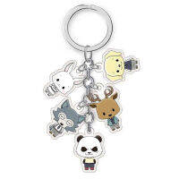 [ Star Fun]2020ใหม่แฟชั่นอะนิเมะ BEASTARS si Haru Key Chain จี้สองด้านคอสเพลย์พวงกุญแจอะคริลิค si