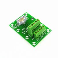 [HOT QAA,JXHKLWW 121] DC3 10 P 2x5Pins Header Breakout Board Terminal Block Stecker