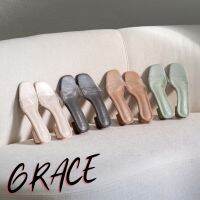 SHOPCARROT_STORE : GRACE รองเท้าส้นเตี้ยผู้หญิง สายใส