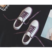 Ins Purple Canvas Womens Shoes White Shoes Students Korean Fashion Sneaker