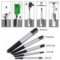 【lz】┋۞✺  Extrator de parafuso danificado fácil conjunto de brocas guia de danificado removedor de parafuso