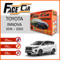 ผ้าคลุมรถ ส่งฟรี TOYOTA INNOVA 2016-2020 ตรงรุ่น กล่อง FACE CAR ผ้า HISORON อย่างดีหนาพิเศษ ป้องกันแดด ป้องกันฝน ป้องกันฝุ่น