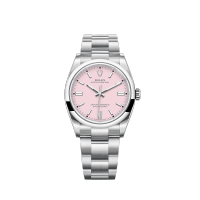 นาฬิกาข้อมือ Rolex Oyster Perpetual Candy Pink (OP) 31,36mm  (Top Swiss) (สินค้าพร้อมกล่อง) (ขอดูรูปเพิ่มเติมได้ที่ช่องแชทค่ะ)