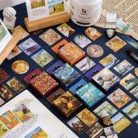 【CW】 45 pcs Painting Stickers Scrapbooking diy Stick Label Diary Stationery Album van gogh stickers