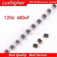 100pcs 1206 680nF 684K 684 0.68uf 100V X7R Error 10% SMD Ceramic Capacitor MLCC WATTY Electronics