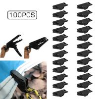 ☁ 20/50/100PCS Awning Tent Clamps Tarp Clip Set Canopy Snap Hangers Tarpaulin Clip Snap Clamp Outdoor Camping Tent Accessories