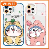 Transparent Cute Soft Case Compatible for IPhone 13 11 12 Pro Max XS Max/ XR/ X/ 8/ 7/6S Plus Silicone  Shockproof Cute TPU Phone Cover Casing