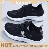 hanshi [2023 new HOT FASHION] lazlook รองเท้าผ้าใบหัวแหลมสำหรับผู้หญิงแฟชั่นลำลองตาข่ายเล็กระบายอากาศได้ดีกันลื่น