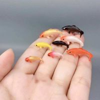 Mini Miniature Fish Model Mini Desktop Fish Tank Landscape Ornaments Scene Toys Small Things Items 【OCT】