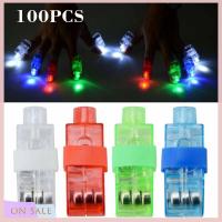 ON SALE 100x LED Finger Light Party Laser Finger Light Up Beam Torch Glow Party Rings