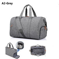 Large Capacity Travel Duffles Luggage Backpack for Sports Fitness Laptop Storage With Shoes Pocket Weekend Hand Bag