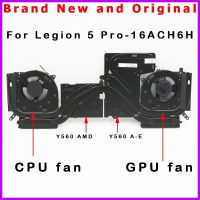 แล็ปท็อปใหม่การระบายความร้อน GPU CPU ฮีทซิงค์หม้อน้ำพัดลมทำความเย็นสำหรับ Lenovo Legion 5 Pro-16ACH6H 82JQ 5H40S20277 5H40S20279 5H40S20278