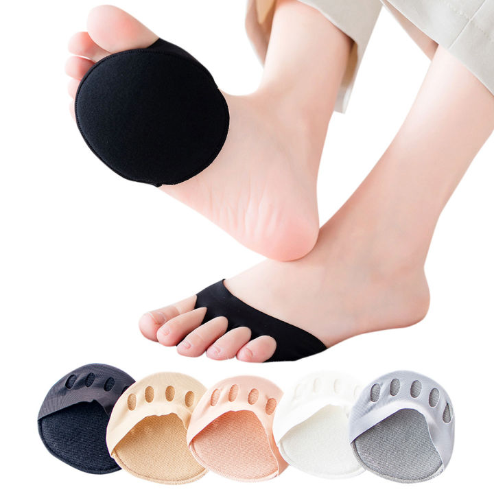 five-toes-forefoot-pads-สำหรับผู้ชายผู้หญิง-protector-half-insoles-รองเท้าส้นสูง-foot-care-แทรก-calluses-corns-5คู่-pack