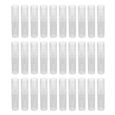 30Pcs Clear 2Ml Atomizer Plastic Bottle Spray Disposable Perfume Empty Sample Bottle for Travel Party