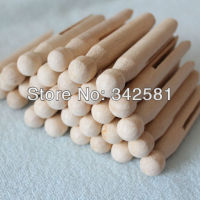 50 x Natural wood dolly peg Traditional Dolly Style Wooden Clothes Pegs New Good Condition Party Decor