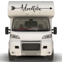 【CC】 Large Adventure Camping Rv Sticker Decal Motorhome Explore for SUV Car Side Vinyl