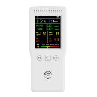 9 in 1 Air Quality Detector LCD Display PM2.5 PM10 HCHO TVOC CO CO2 AQI Temperature Humidity Air Quality Monitor