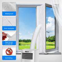 [HOT XIJXLKLKWMN 516] Universal Air Lock Window Seal Cloth Plate 3/4M Hot Airs Stop Conditioner Outlet Window Sealing Kit For Mobile Air Conditioner