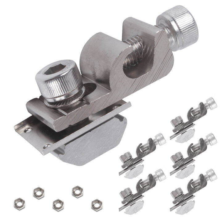 thumbnail image 2 of 10Pcs Copper Grounding Clamps For Solar Panels - External Hex Lightning Protection Cable Clamps 2 of 11