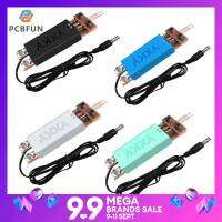 pcbfun เครื่องเครื่องเชื่อมจุดแบตเตอรี่18650แบบหัวบัดกรีจุดพร้อมสปริงคู่ที่ด้ามจับสำหรับใช้ในอุตสาหกรรม