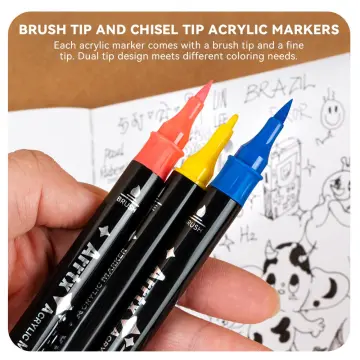 Acrylic Markers Paint Pens 80 Colors Markers include Metallic