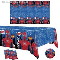 ▪™ Spiderman Birthday Party Tablecloth Disposable Plastic Table Cover Tableware for Kids Birthday Party Baby Shower Decorations