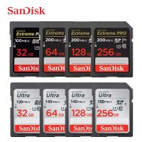 Sandisk SD การ์ด32GB 64GB 128GB การ์ดความจำ256GB เมกะไบต์/วินาที U1เมกะไบต์/วินาที U3 V30 4K สำหรับกล้อง Canon Nikon SLR ที่ถ่ายวิดีโอ4K