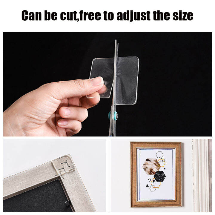 free-shipping-เทปสติ๊กเกอร์แปะกาวสองชั้นใสสองด้านตะขอยึดกระเบื้องแข็งแกร่งไร้รอยต่อผนังห้องน้ำเมจิกสติ๊กเกอร์กันน้ำ