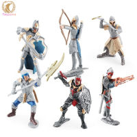 Toyzone Store Simulation Western Myth Action Figure Gryphon Rider Dragon Knight Spear Swords Bow Figure Doll Kids Toys For Decoration