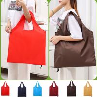 Portable Handbag Large-capacity Shopping Bag FoldableEco-friendly Supermarket Shopping Bag Women Shoulder Bag Home Organization