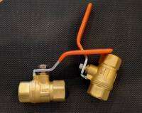 Ball valve Brass screw BSPT บอลวาล์ว ทองเหลือง เกลียวใน 1/2" ,3/4" ,1" ,1.1/4" ,1.1/2" ,2" ,2.1/2" ,3" ,4"