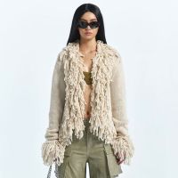 ✹ Sleeve Knitting Cardigan Tassel Jacket Coat Female Streetwear 2023