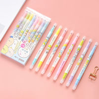 40 pcslot Sumikko Gurashi Double Head Erasable Highlighter Cute 8 colors Drawing Marker Pens Office School Writing Supplies