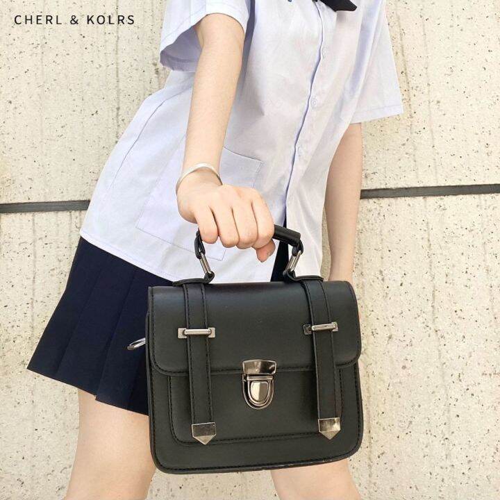 Nucelle JK uniform bag Women's vintage preppy mini cross-body bag ...