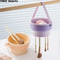 ☸❀  1Pcs Makeup Cleaner Silicone Washing Bowl Puff Sponge Drying Set Scrubber