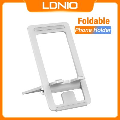 LDNIO Universal Adjustable Phone Stand Tablet Phone Holder Mobile Desktop Holder Portable Foldable Phone Stand Desk Adjustable Foldable Desk Mobile Phone Stand