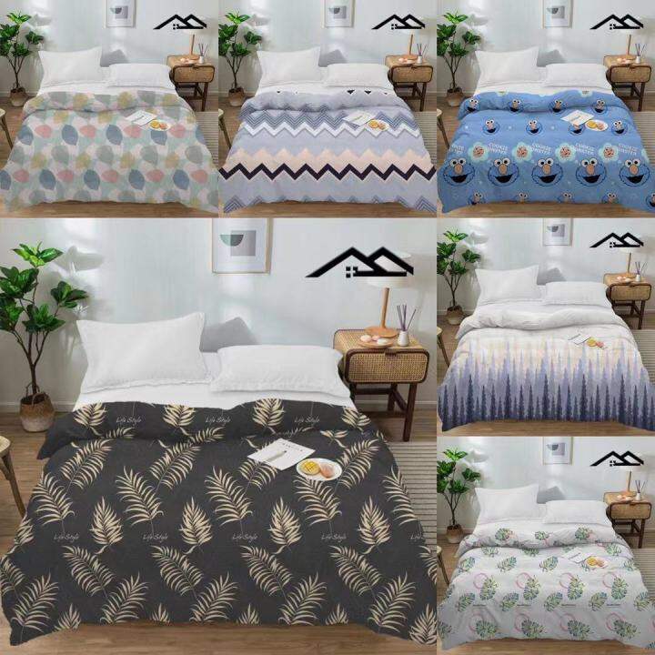 New Polycotton bed blanket Kumot Double size (180cm*220cm) | Lazada PH