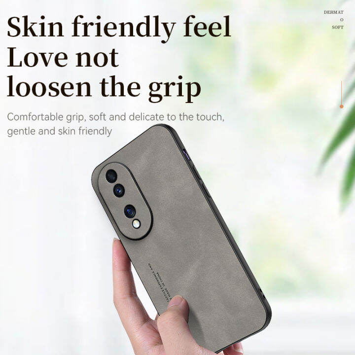 สำหรับ-huawei-honor-70เคส-honor-70-pro-นิ่ม-tpu-วัสดุของเคสหนังเคสใส่โทรศัพท์สีด้านกันกระแทก