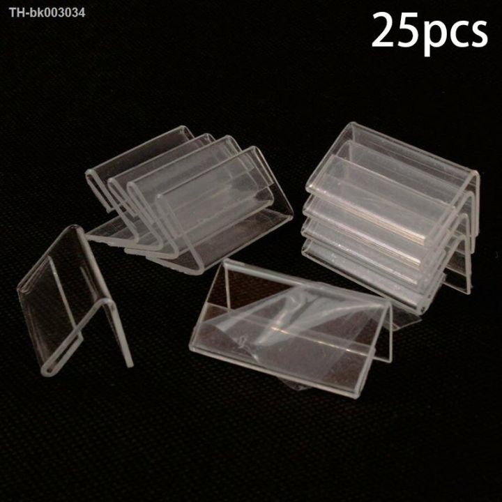 25pcs-tag-plate-6x4cm-acrylic-l-shaped-price-tag-display-holder-rack-label-stands-tool-for-sign-stands-poster-racks-ornament