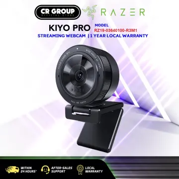 Razer Kiyo Pro Streaming Webcam Uncompressed 1080p 60FPS - High-Performance  Adaptive Light Sensor - HDR-Enabled - Fast USB 3.0