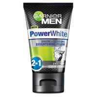 Garnier Men Power White Shaving + Cleansing 100กรัม การ์นิเย่ เมน เทอร์โบไบรท์ เชฟวิ่ง + คลีนซิ่ง ไบรท์เทนนิ่ง โฟม