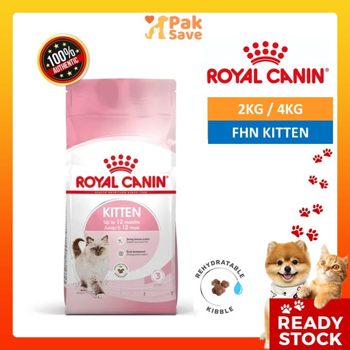 Melodramatisch opgraven marmeren Royal Canin FHN Kitten 2kg / 4kg Dry Food | For 2nd age kittens (up to 12  months old) | (Previously known as Cat Pediatric Growth) | Lazada
