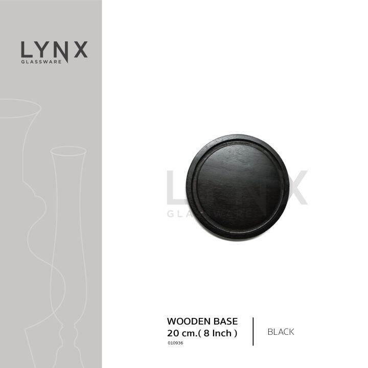 lynx-เขียงไม้กลม-20-ซม-8-นิ้ว-เซาะร่อง-เขียงไม้กลม-แบบเซาะร่อง-ถาดรองอาหาร-ถาดไม้ครอบเค้ก-ขนาดกว้าง-8-นิ้ว-มีให้เลือก-3-สี