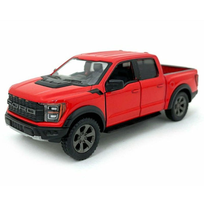 โมเดลรถกระบะ-ford-raptor-สเกล-1-46-สีแดง-รุ่นปี-2022